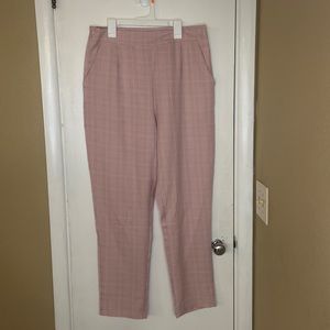 Pink Plaid Pants